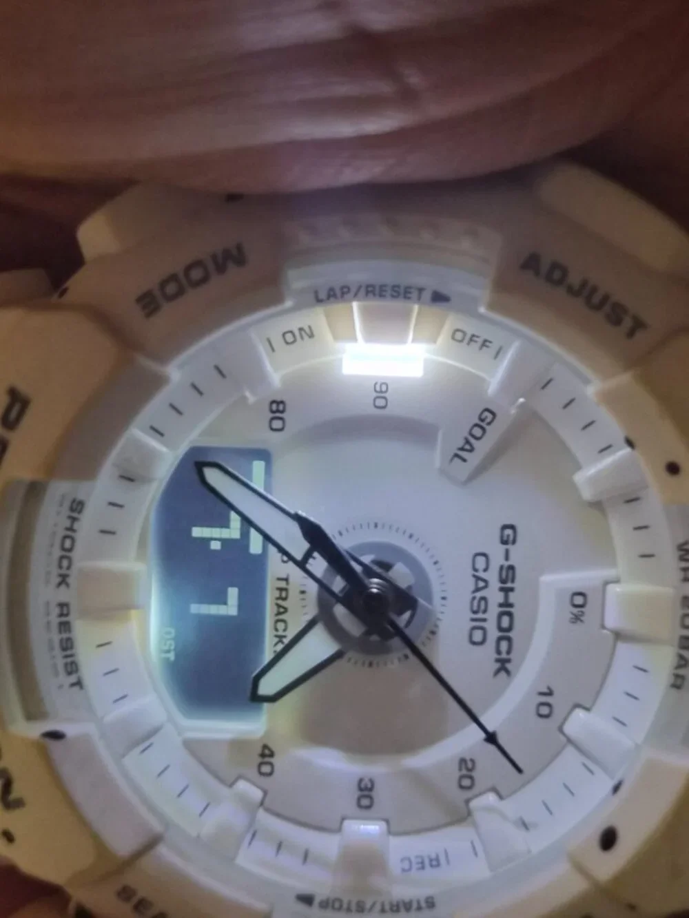 Casio G Shock Step Tracker Matte white